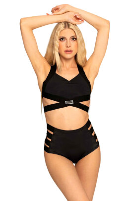 Paradise Chick Top Cross Band Black