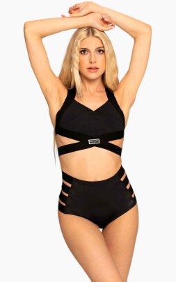 Paradise Chick Top Cross Band Negro S