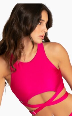 Paradise Chick Top Miami Wrap Baya L