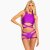 Paradise Chick Pantalones Cortos Miami Con Ligueros Uva XL