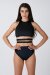 REV ACTIV Top Second Skin Negro Brillante M