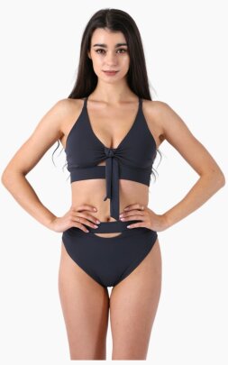 REV ACTIV Top Moon Gris Oscuro Con Lazo XL