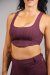 Off the Pole Top Cruzado Denim Rosa Suave S