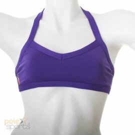PoleFit Top Cuello en V S Morado