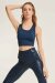 Paradise Chick Leggings Superhero Sticky Tiro Alto Leopardo Denim Azul M