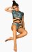 Paradise Chick Wrap Top Frankie Verde Petróleo