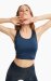 Paradise Chick Top sin Mangas Superhero Sticky Denim Azul S