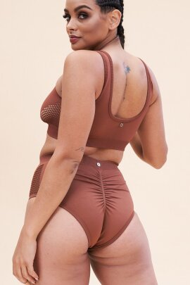 Lunalae Top Gaby Seamless Marrón