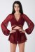 REV ACTIV Pantalones Cortos con Falda With Pleasure Vino