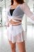 REV ACTIV Top Malla Pleasure Blanco