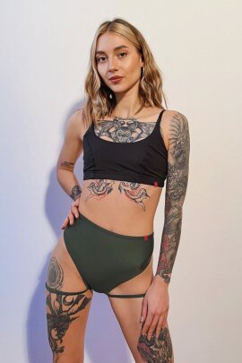 Pole Addict Top Básico Negro L