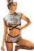 Paradise Chick Pantalones Cortos Frankie Con Ligueros Sugar