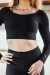 Dragonfly Top Cruzado Pavi Negro M