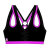 PoleFit Top Whisker XS Negro / Fucsia