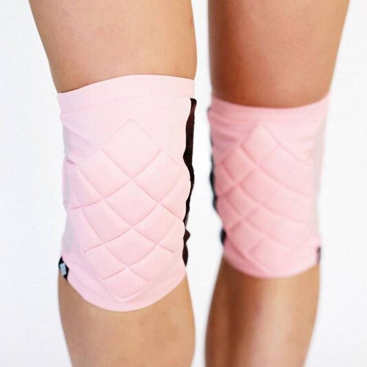 Poledancerka Protectores de Rodillas Rosa Pastel XS