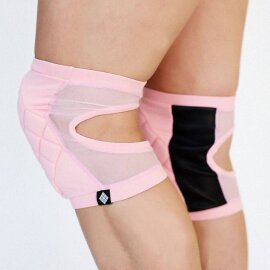 Poledancerka Protectores de Rodillas Rosa Pastel XS