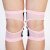 Poledancerka Protectores de Rodillas Rosa Pastel XS
