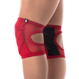 Poledancerka Protectores de Rodillas Rojo XS