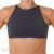 PoleFit Top Cuello Alto Crop XS Gris