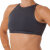 PoleFit Top Cuello Alto Crop XS Gris