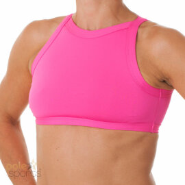 PoleFit Top Cuello Alto Crop XS Fucsia