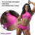 PoleFit Top Cuello Alto Crop XS Fucsia