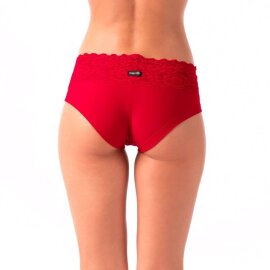 Dragonfly Pantalones Cortos Mia con Encaje Rojo