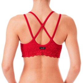 Dragonfly Top Nicole con Encaje Rojo L