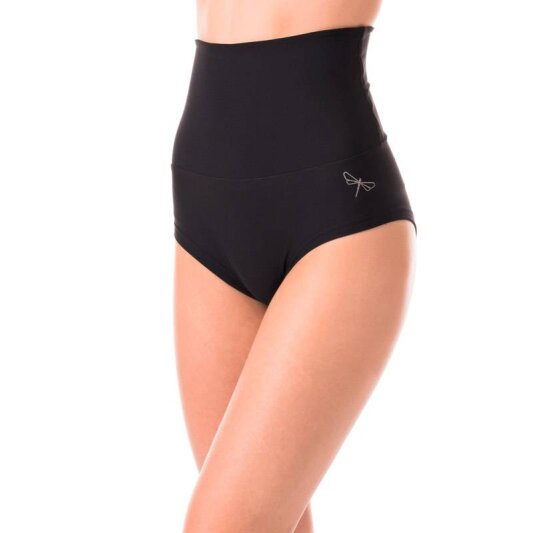 Dragonfly Pantalones Cortos Tiro Alto Betty M Negro