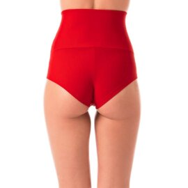 Dragonfly Pantalones Cortos Tiro Alto Betty L Rojo