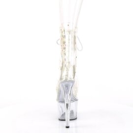 Pleaser ADORE-1020C-2 Botín Plataforma Transparente