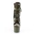 Pleaser ADORE-1020CAMO Botín Plataforma Camuflaje Verde