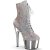 Pleaser ADORE-1020CHRS Botín Plataforma Multi Metalizado Plata