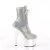 Pleaser ADORE-1020CHRS Botín Plataforma Multi Metalizado Plata