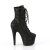 Pleaser ADORE-1020GWR Botín Plataforma Purpurina Negro