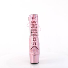 Pleaser ADORE-1020HG Botín Plataforma Holo Rosa Claro