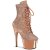 Pleaser ADORE-1020HM Botín Plataforma Metálico Metalizado Oro Rosado Claro