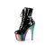 Pleaser ADORE-1020RC Botín Plataforma Charol Metalizado Negro Multicolor