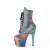 Pleaser ADORE-1020RC-REFL Botín Plataforma Reflexión Metalizado Multicolor