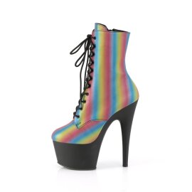 Pleaser ADORE-1020REFL-02 Botín Plataforma Reflexión Multicolor