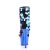 Pleaser ADORE-1031SSQ Botín Plataforma Metalizado Azul
