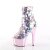 Pleaser ADORE-1031SSQ Botín Plataforma Metalizado Rosa Claro