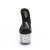 Pleaser ADORE-701CG Zapato Abierto Plataforma Purpurina Plata Transparente