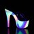 Pleaser ADORE-701GXY Zapato Abierto Plataforma Purpurina Transparente Multicolor