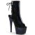 Pleaser BEJEWELED-1018DM-7 Botín Plataforma Holo Metalizado Negro