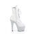 Pleaser BEJEWELED-1020-7 Botín Plataforma Holo Metalizado Blanco