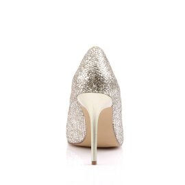 Pleaser CLASSIQUE-20 Tacones Purpurina Dorado