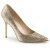 Pleaser CLASSIQUE-20 Tacones Purpurina Dorado