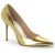 Pleaser CLASSIQUE-20 Tacones Metálico Dorado