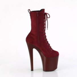 Pleaser ENCHANT-1040 Botín Plataforma Ante Sintético Rojo